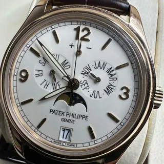 Patek Philippe Annual Calendar 5146R-001 39mm Rose gold Beige