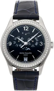 Patek Philippe Annual Calendar 5147G-001 39mm White gold Blue