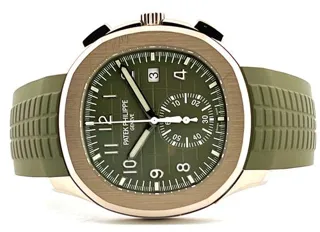 Patek Philippe Aquanaut 5968G-010 42mm White gold Green