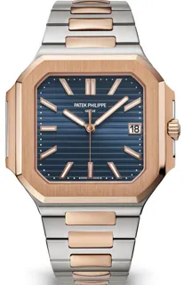 Patek Philippe Cubitus 5821/1AR 45mm Rose Gold$Stainless Steel Blue