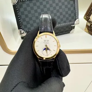 Patek Philippe Perpetual Calendar 3448J 37.5mm Yellow gold Silver