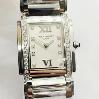 Patek Philippe Twenty~4 4910/10A 25mm Steel White