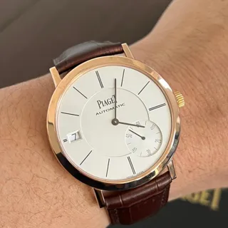 Piaget Altiplano G0A38131 45mm Rose gold Silver