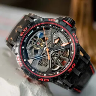 Roger Dubuis Excalibur RDDBEX0784 45mm Carbon Skeletonized