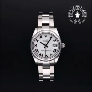 Rolex Datejust 31 178240 Stainless steel White