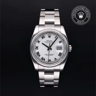 Rolex Datejust 36 116200 Stainless steel White