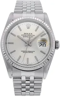 Rolex Datejust 36 16234 White gold and Stainless steel Silver