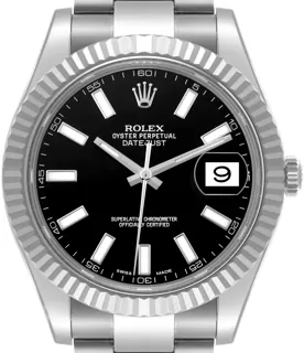 Rolex Datejust II 116334 Stainless steel Black