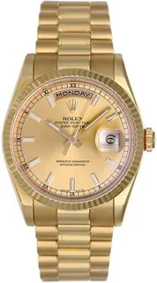 Rolex Day-Date 36 118238 Yellow gold