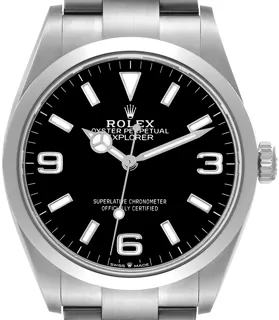 Rolex Explorer 124270 Stainless steel Black