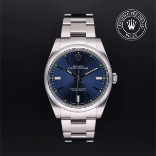 Rolex Oyster Perpetual 39 114300 Stainless steel Blue