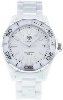 TAG Heuer Aquaracer Lady WAY1391.BH0717 35mm Ceramic and Stainless steel White