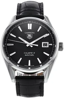 TAG Heuer Carrera war211a.fc6180 39mm Stainless steel Black