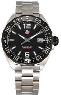 TAG Heuer Formula 1 WAZ1110 41mm Steel Black