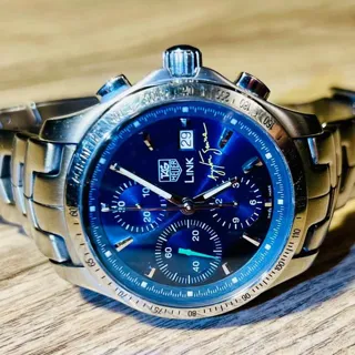 TAG Heuer Link CJF2113.BA0576 () 42mm Steel Blue