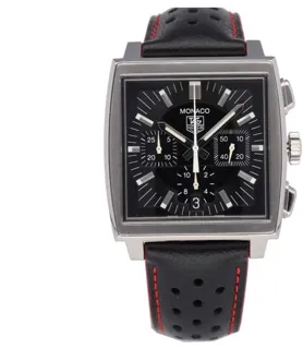 TAG Heuer Monaco CW2111.FC6177 39mm Stainless steel Black