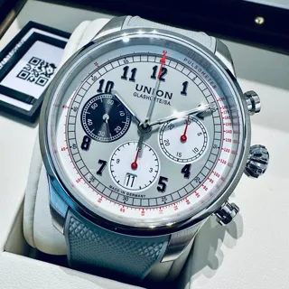 Union Glashütte Belisar Chronograph D009.427.17.082.00 44mm Steel Grey