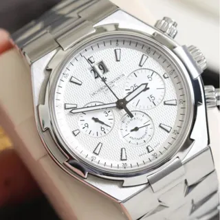 Vacheron Constantin Overseas Chronograph 49150/B01A-9095 42mm Stainless steel Silver