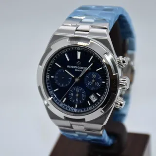 Vacheron Constantin Overseas Chronograph 5500V/110A-B148 42.5mm Stainless steel Blue