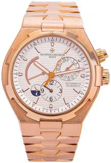 Vacheron Constantin Overseas Dual Time 47450/B01R-9404 Rose gold Silver