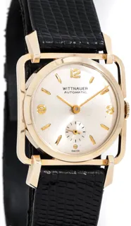 Wittnauer 29mm 10k Yellow Gold Filled Silver