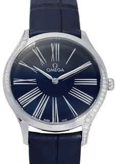 Omega De Ville 428.18.36.60.03.001 36mm Stainless steel Blue