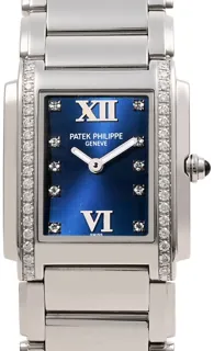 Patek Philippe Twenty~4 4910/10A-012 25mm Stainless steel Blue