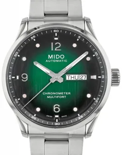 Mido Multifort M038.431.11.097.00 42mm Stainless steel Green