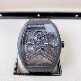 Franck Muller Vanguard V 45 S6 SQT  ER 45mm Carbon Skeletonized