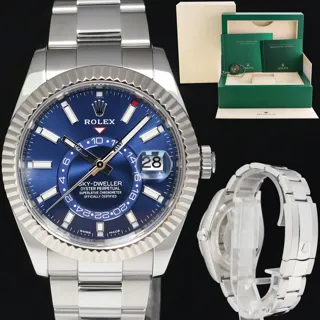 Rolex Sky-Dweller 326934 42mm Stainless steel Blue