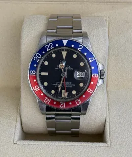 Rolex GMT-Master 16750 40mm Steel Black