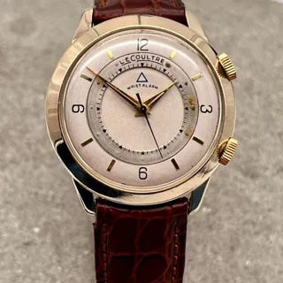 Jaeger-LeCoultre Memovox VINTAGE JAEGER LE COULTRE MEMOVOX 35MM GOLD 35mm Gold-plated Silver