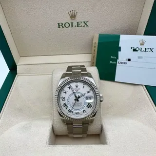 Rolex Sky-Dweller 326939 42mm White gold Silver (solid)