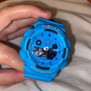 Casio G-Shock GA-100-1A1ER Plastic Blue