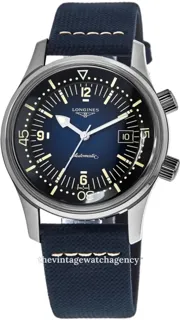 Longines Heritage L37744902 42mm Stainless steel Blue