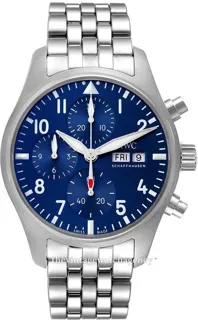 IWC Pilot Chronograph IW388102 41mm Stainless steel Blue