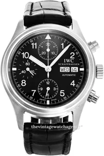 IWC Pilot IW370603 39mm Stainless steel Black