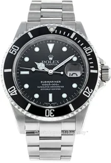 Rolex Submariner 16610A 40mm Steel Black