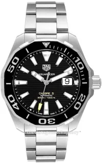 TAG Heuer Aquaracer 300M WAY201A.BA0927 43mm Stainless steel Black