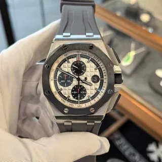 Audemars Piguet Royal Oak Offshore 26400SO.OO.A002CA.01 44mm Ceramic and Stainless steel Silver