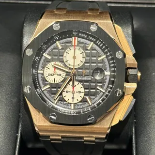 Audemars Piguet Royal Oak Offshore 26401RO.OO.A002CA.01 44mm Ceramic and Rose gold Black