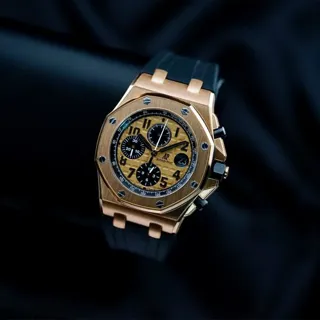 Audemars Piguet Royal Oak Offshore 26470OR.OO.A002CR.01 42mm Ceramic and Rose gold Champagne