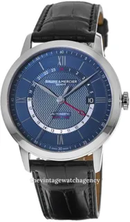 Baume & Mercier Classima M0A10482 42mm brushed/polished steel Blue