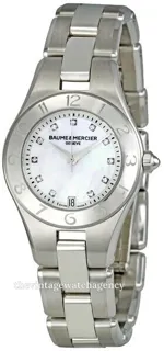 Baume & Mercier Linea MOA10011 (V772650) 27mm Steel White Mother of pearl