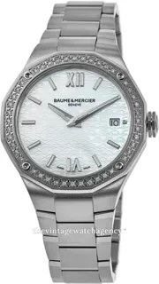 Baume & Mercier Riviera M0A10662 36mm Stainless steel White Mother of pearl