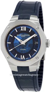 Baume & Mercier Riviera M0A10714 39mm Stainless steel Blue