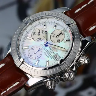 Breitling Chronomat A13356 44mm Stainless steel Mother of pearl