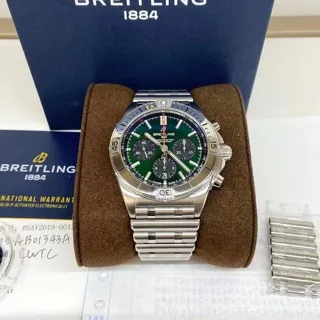 Breitling Chronomat AB01343A1L1A1 42mm Stainless steel Green