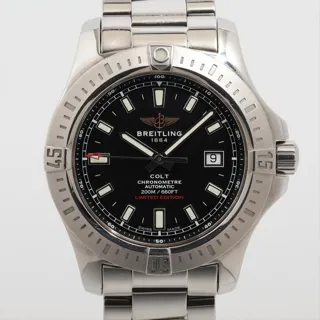 Breitling Colt A17388 43mm Steel Black