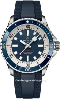 Breitling Superocean A17375E71C1S1 42mm Stainless steel Blue